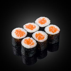 Мини-ролл с лососем