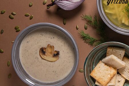 Крем-суп из белых грибов