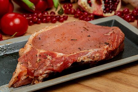 Свиная корейка в маринаде