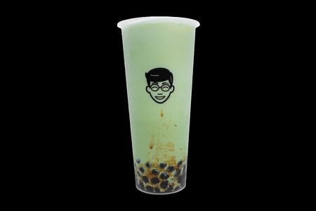 Матча-чай с тапиокой