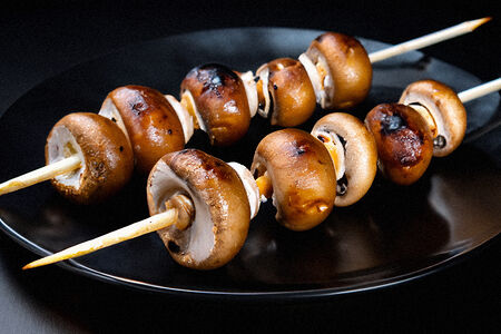 Шашлык из шампиньонов