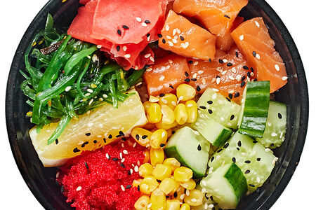 Поке с лососем