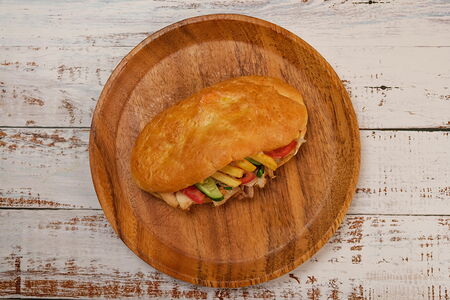 Гирос кипрский с курицей