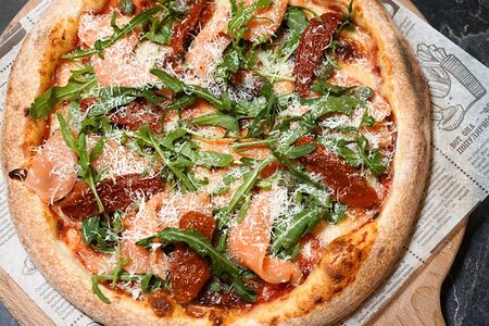 С лососем домашнего посола