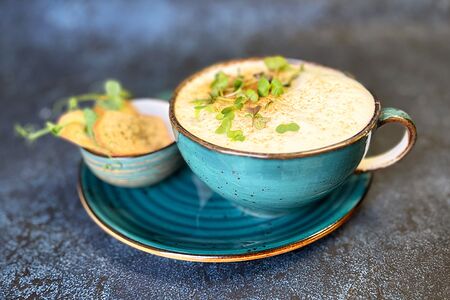 Грибной суп-капучино (веган, без глютена, без сахара / vegan, gluten-free, sugar-free)