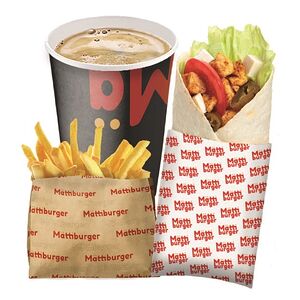 Большое комбо с чикен-роллом барбекю