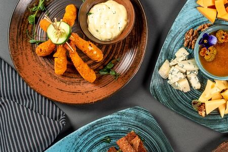 Креветки в кляре