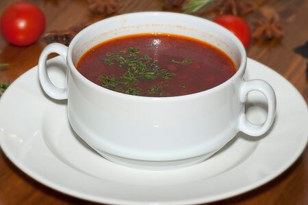 Постный борщ