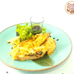 Семга по-французски с мидией