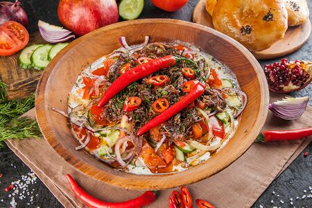 Курутоб с мясом