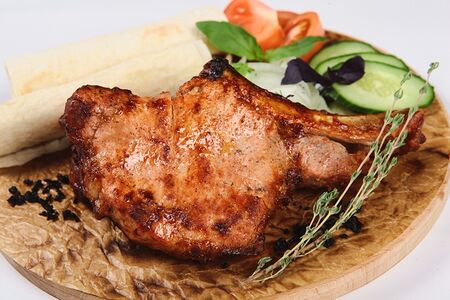 Шашлык из cвинoго антрекота