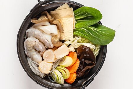 Hot-pot с морепродуктами