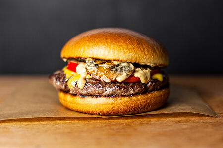 Бургер Грибной и фри