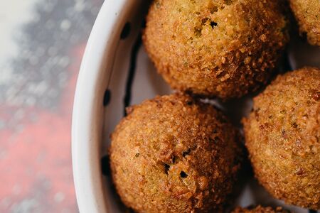 Фалафель с овощами 