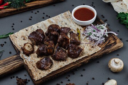 Шашлык Жигар-кебаб (из бараньей печени)