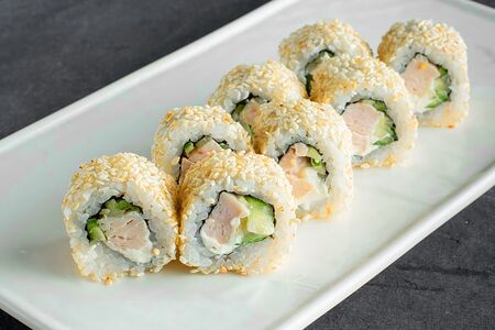 Ролл Цезарь с курицей