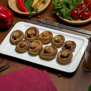 Грибы на мангале