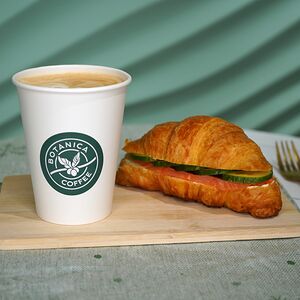 Комбо S с круассаном с рыбой