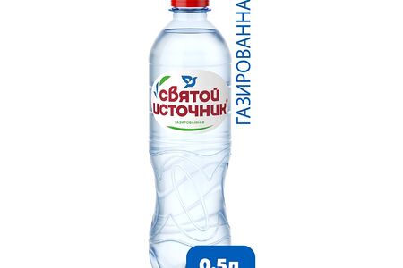 Вода питьевая Святой источник газированная