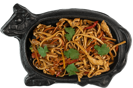 Удон с курицей