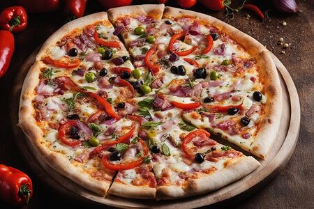 Пицца Деревенская большая