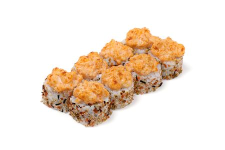 Запеченный тартар с креветкой