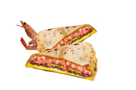 Кесадилья с креветкой