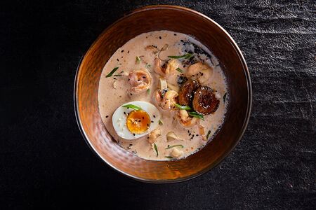 Рамен с креветками