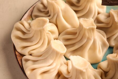 Хинкали с телятиной и свининой