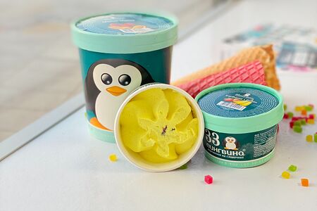 Мороженое Манго-гуава на фруктозе в стаканчике