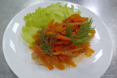 Минтай в маринаде