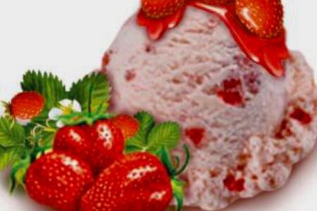 Maxi-Бокс Клубника-Земляника сливочное мороженое с тертой клубникой и прослойкой земляничного конфитюра