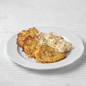 Деруны с куриной грудкой