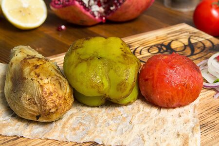 Овощное ассорти на углях