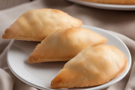 Пирог жареный с капустой