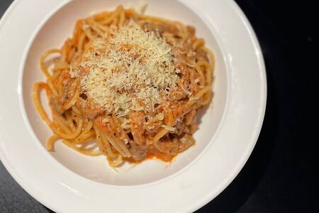 Спагетти с курицей