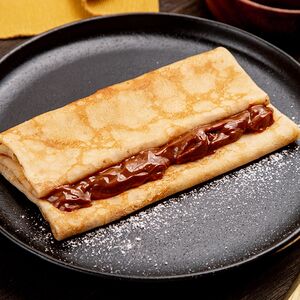 Блин с варёной сгущёнкой