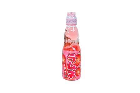Напиток газированный Hata kosen Ramune Рамунэ со вкусом клубники