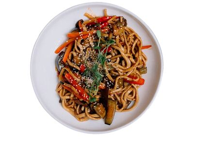 Wok лапша Ясай удон