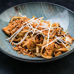 Лапша удон с курицей