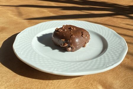 Пирожное груша-карамель