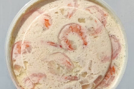 Креветки королевские в сливочном соусе