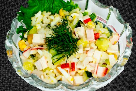 Салат Крабовый острый