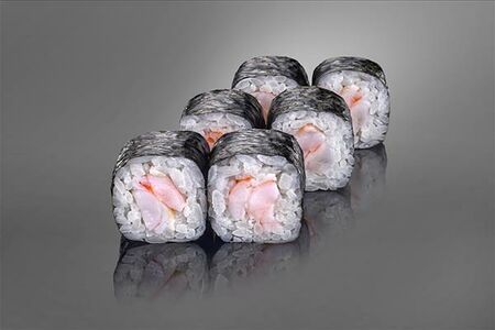 Ролл с тигровой креветкой