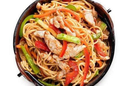 Wok с курицей