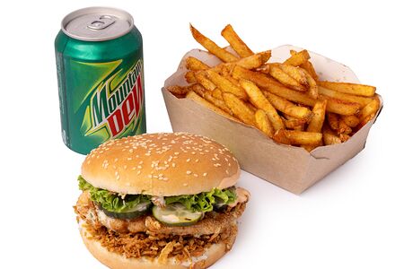 Tetes шефбургер комбо дэлюкс