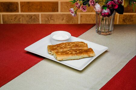 Блинчики с мясом