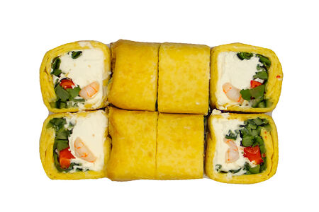 Тортилья с креветками