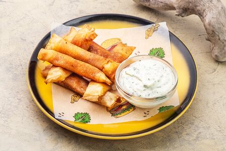 Рулетики из лаваша с сыром