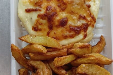 Отбивная с картошкой